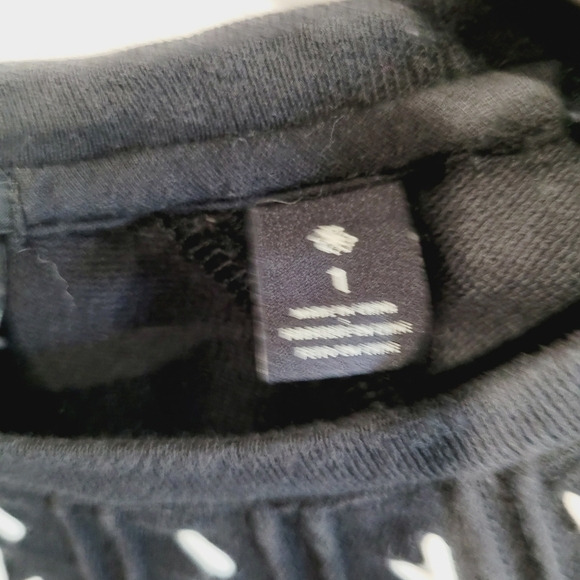 Scotch & Soda Black Sweatshirt with White Arrow Pattern - Picture 5 of 7
